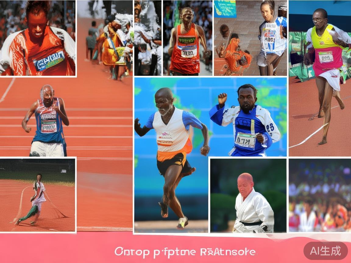 领略世界体育多彩风貌与精彩瞬间的无限魅力 以非洲的长跑闻名于世,肯尼亚和埃塞俄比亚的运动员在