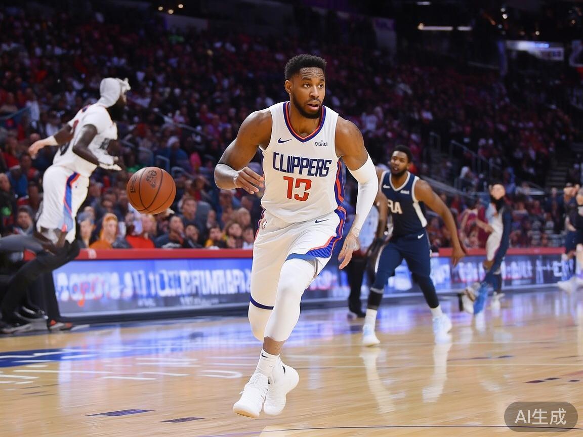 作为比赛的核心人物，快船队的明星球员展现出极高的竞